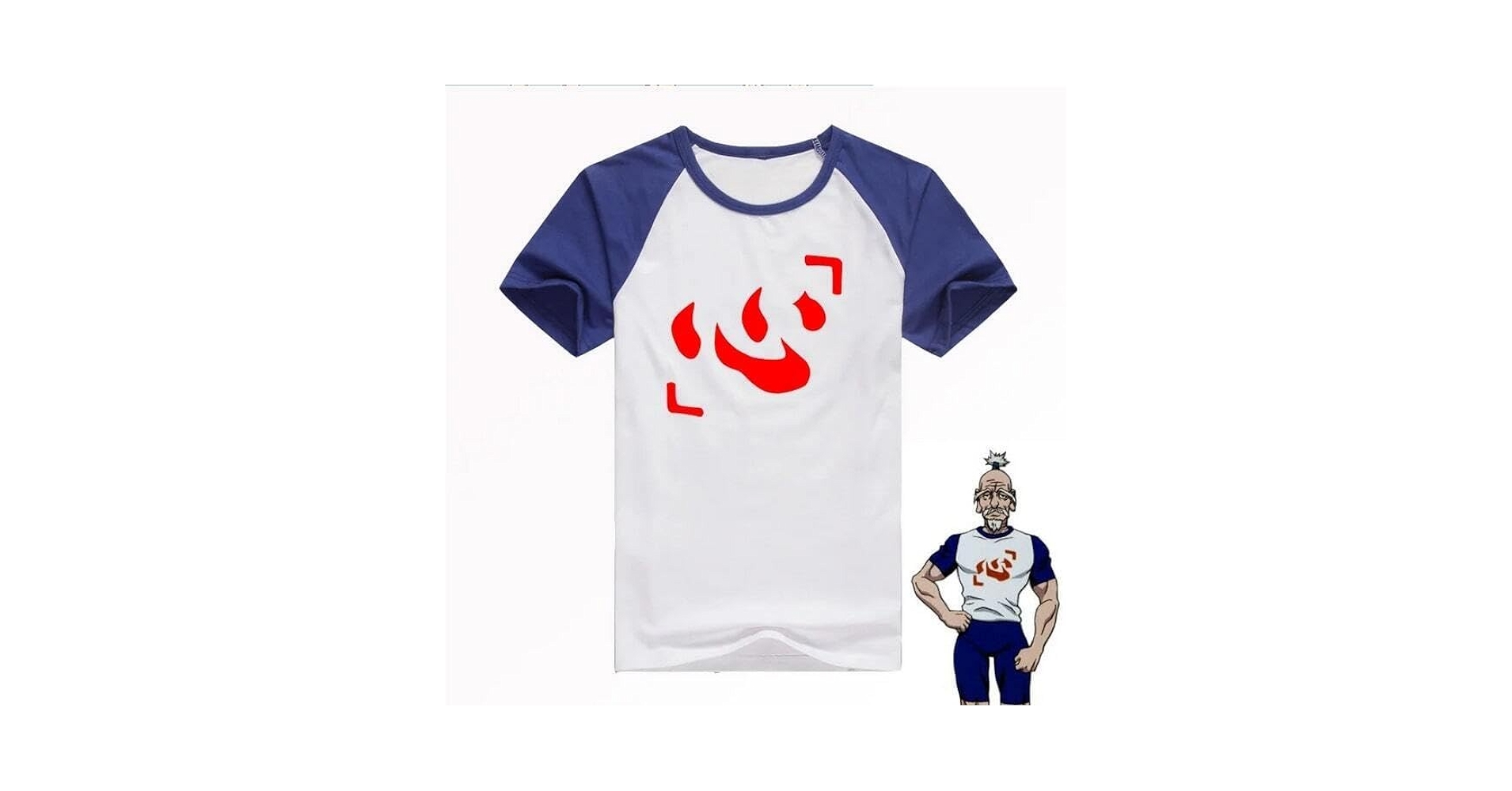 非売品 HUNTER×HUNTER ネテロ 心 Tシャツ & 手ぬぐい 4124-ssU4WL.jpg_BO30,255,255,