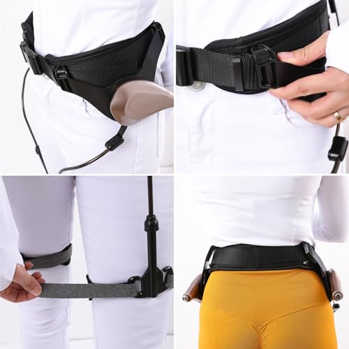 Rusopobe Professional Walking Aid Bionic Body Power Walking, Rehabilitation Walker Assisted Walking Exercise Assisting Leg Lifting and Climbing Aid(Black,Universal)