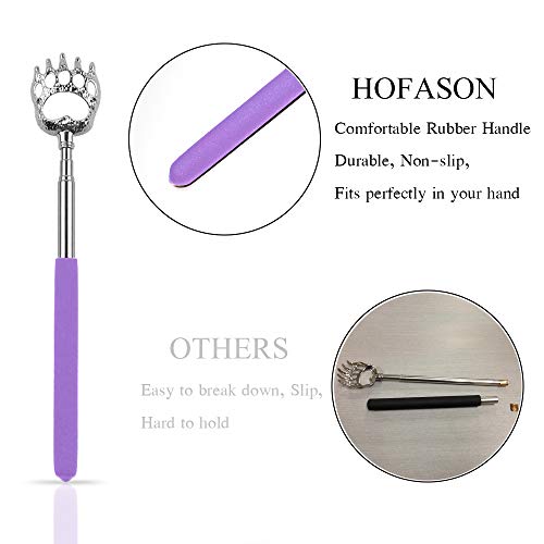 HOFASON Gifts for Men, Stocking Stuffers for Adults Men Women, Back Scratcher, Mens Gifts for Christmas, White Elephant Gifts for Adults Husband Wife Friend Him Her Small Gadgets for Men, Dad (Purple) - Thumbnail 7