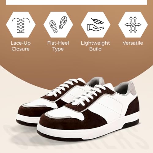 Image of STANPHORD Mens Rapidcore Sneakers Colourblocked Mid Top Lace Up Sports Casual Shoes | Comfortable & Lightweight Stylish Outdoor Shoes for Party, Daily & Occasion Wear | Smart & Trendy Shoe
