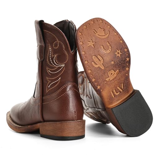 IUV KIDS Toddler Boys Cowboy Boots for Kids Girls Cowgirl Boots by IUV KIDS - Used condition - Image 5