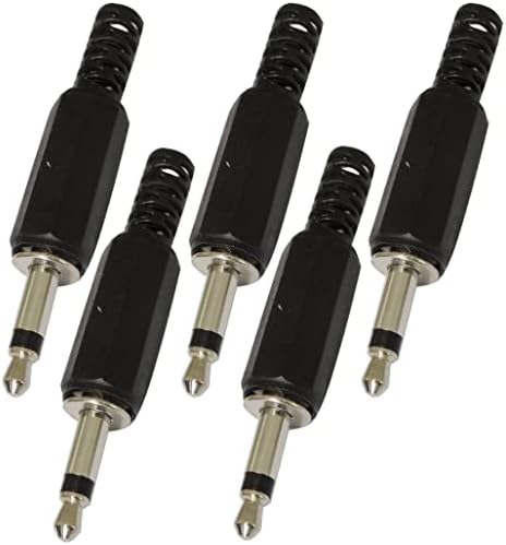 7 Pack Fiches Jack 3.5mm RUNCCI-YUN - Prises Mâles TRS à Souder Pour Réparation Casque