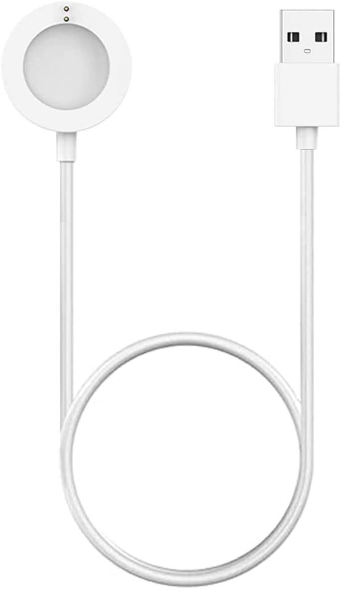 Kissmart for Fossil Gen 4 Charger (FTW0004), Replacement Charger Cord for Fossil Gen 4 Heart Rate Explorist HR/Venture HR/Sport Touchscreen Smartwatches (White)