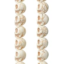 Bead Landing White Reconstituted Stone Skull Beads, 15mm, 12 Packs 22 ct. 264 Total