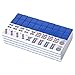 TIASUSAN American Mahjong Tile Set, 166 Blue Tiles, Bag and Mahjong Accessories, 4 All-in-One Rack/Pushers, Mahjong Set Complete
