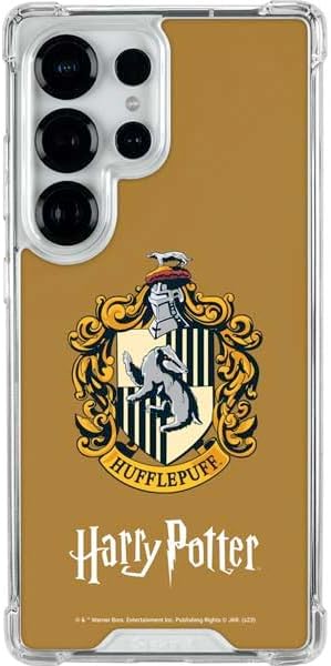 Skinit Clear Phone Case Compatible with Galaxy S25 Ultra - Officially Licensed Wizarding Worlds Harry Potter Deathly Hallows Symbol Design