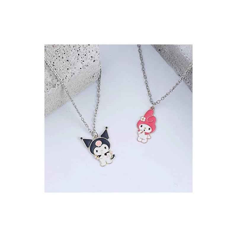 G-Ahora Cartoon Little Devils Style Magnetic Couples Bracelets Mutual Attraction Cute Kitty Necklace Jewelry(PBR NL-K M -A) - Image 6