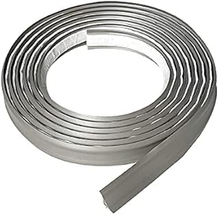 InstaTrim Caulk Strip, Self Adhesive Sealant Tape, Peel and Stick Mold, Waterproof Seal Strip for Bathtub, Floors, Ceilings - 1.27 cm (1/2") (Covers .64 cm Joint) (Gray, 3.048 m Long, 1 Piece)