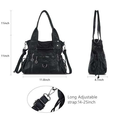 Image of Angel Kiss Hobo Bags for Women Fashion Shoulder Bag Ladies Purses and Handbags Roomy Tote Bags Purse with Crossbody Strap