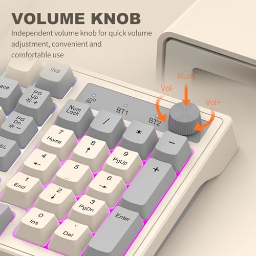 Teclado Gamer Docooler Mecánico Inalámbrico 98 Teclas miniatura 7
