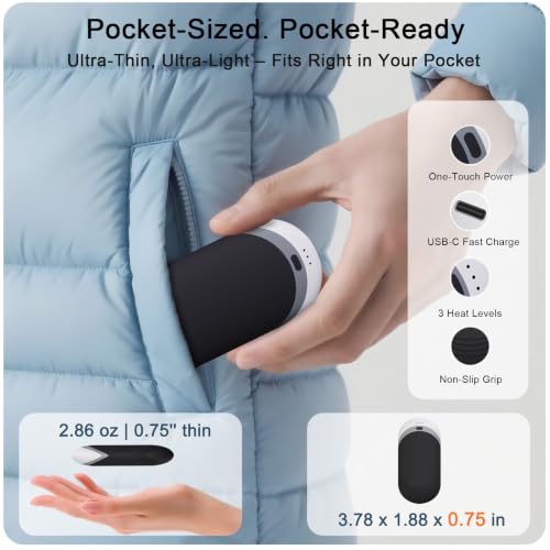 Karecel Thermal Silicone Hand Warmers Rechargeable 2 Pack for Even Heat - image 5
