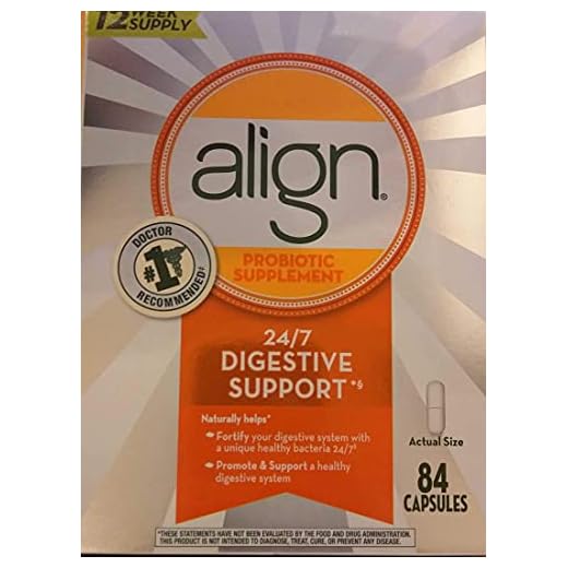 Align Daily Probiotic Supplement Capsules, White, 84 Count