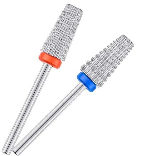 2 forets à ongles 5 en 1 argent pour votre manucure salon à la maison