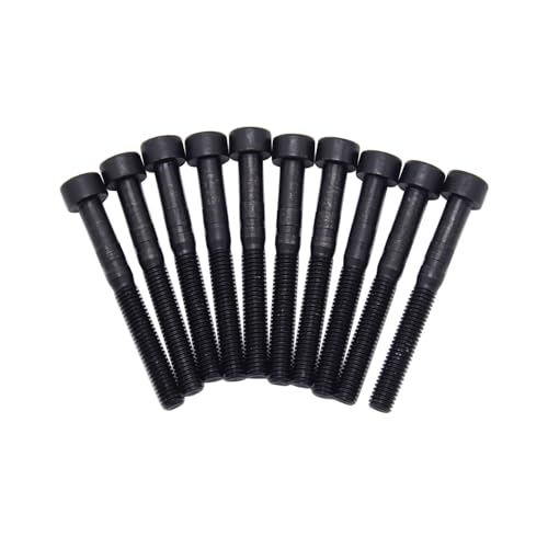 10 PCS/SET SHLPDFM Black Camshaft Bearing Cap Bolts 038103714 Fits for Vw Audi Seat Skoda A3 A4 B5 B6 8D 8E A6 C5 4B Golf Mk5 Transporter T5 Altea XL 1.9 Tdi
