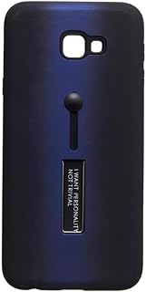 جراب خلفي بلاستيكي مع حامل لموبايل سامسونج جالاكسي J4 كور/J4 بلس، اسود وكحلي CS-202-J4Core