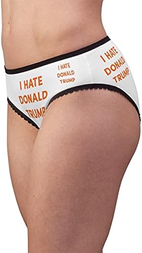 Hate Donald Trump Panties, Hate Donald Trump Underwear, Briefs, Cotton Briefs, Funny Underwear, Panties For Women