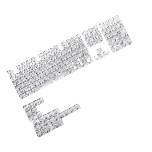 Teclas translúcidas de 132 piezas con doble impresión para largas sesiones de juego e iluminación