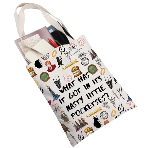 Bolso tipo tote de película Fantasy: ¿Qué tiene en sus horribles bolsillos pequeños? miniatura 4