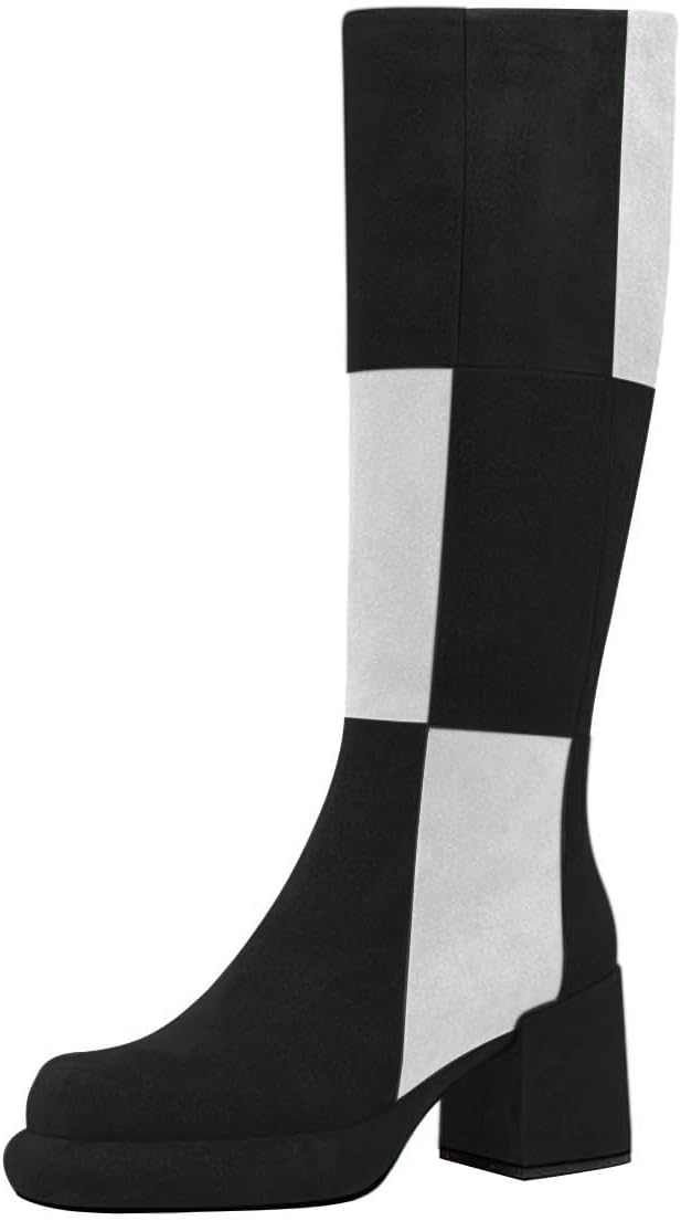 Black White