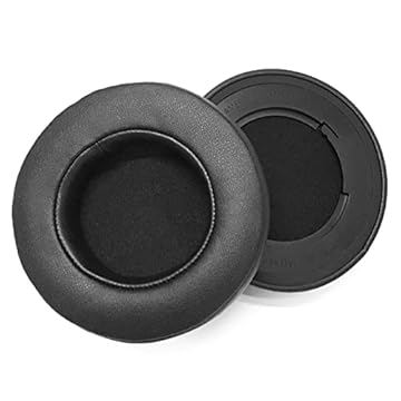 Tomshin Fone de ouvido montado na cabeça Almofadas de ouvido de espuma de memória de substituição Almofadas de ouvido ias e respiráveis mpatível m Razer Kraken 7.1 V2 Preto