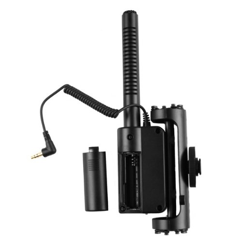 FOTGA DV stéréo Microphone Mic 3.5mm pour Appareil Photo Reflex Nikon Canon