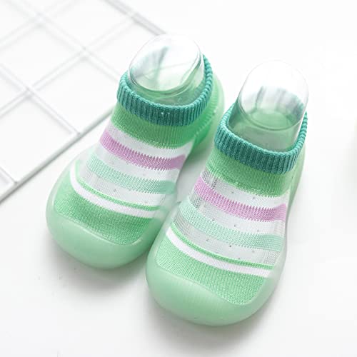 Baby Boys Girls Striped Prints Shoes Toddler Breathable Mesh The Floor Socks Shoes Non Slip Shoes Baby Walking Shoes3