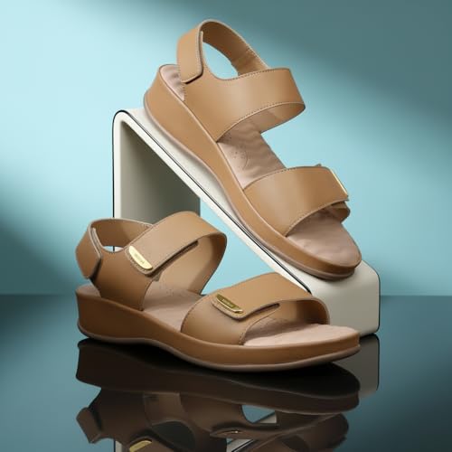 Image of DOCTOR EXTRA SOFT Women's Comfort Sandals with Memory Foam Cushion & TPR Outsole|Stylish & Lightweight Casual & Non-Slip Diabetic | Orthopedic Flip Flops /Slippers Adjustable Strap Ladies & Girls D-619