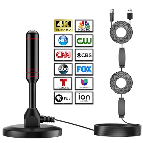 Erasiny 22 inch TV with DVD Player Combo's Antenna, Antenna for Smart TV for Local Channels, Easy Installation, Long Range Reception