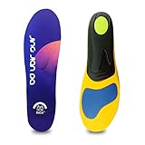 Sports Insoles II - Shock Absorption Insoles // Cushioning for Feet and Heels in Various Sports Activities, Comfort Arch Support Shoe Insoles for Running, Walking, Jogging, and Hiking（M）