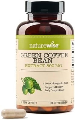 NatureWise Green Coffee Bean Extract 800mg - with 50% Chlorogenic...