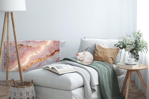 Cache radiateur 110x60 cm couverture magnétique tapis design intérieur - 3