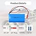7.4V 1500Mah 15C JST Plug li-on Battery with 2s USB Charger for HUANQI 948 955 956 957 848 848B 827B 823 Double Horse 9101 9053 MJX F45 T23 T55(Old Version) RC Car Helicopter Boat Car