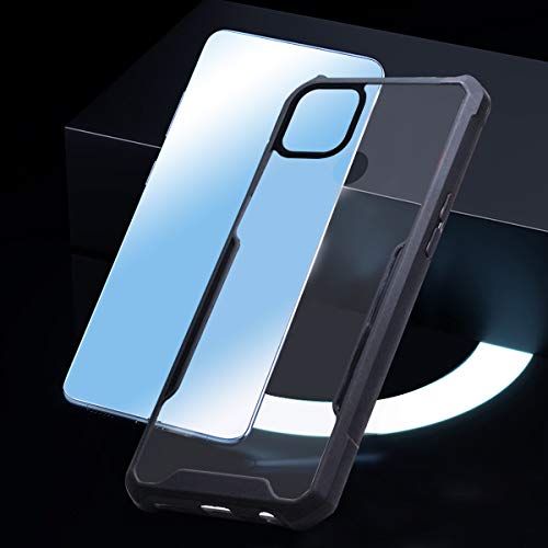 Image of Jkobi Hard PC Crystal Bumper Shockproof Back Cover Case for Realme C12 with Camera Protection (Matte Black)