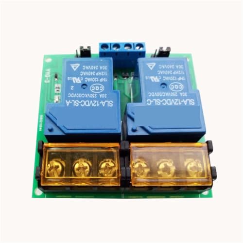 Module Relais 12V 30A Optocoupleur Isolation 2 Voies Two-Way