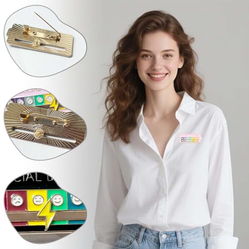 FLEXNOVA 3 Stück Social Battery Pin, Soziale Batterie Pins Anstecker Pin 7 Tage Interaktive Stimmungsbarometer Lustige Brosche Sozialer Batterie-Pin für Rucksäcke Jacken Hüte (Weiß Schwarz Rosa)