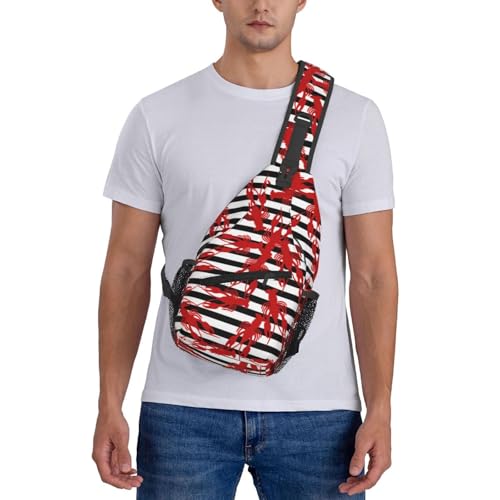 Mochila tipo sling para viaje y senderismo unisex miniatura 7