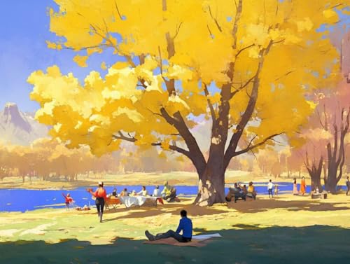 �������G �p�[�N�C�G���[ �A�N�����G�̋� �Z�b�g�ƃu���V�t�� DIY Paint by Numbers �������G ��l�p ���S�� ����G��L�����o�X �h��G ���� �A�[�g�N���t�g �z�[���f�R���[�V���� �v���[���g�C���e���A �Ǐ��� 50x70cm (�t��