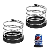 Tamaño del producto: El tamaño del soporte para bebidas es de 9 x 6,6 x 7,5 cm / 3,54 x 2,59 x 2,95 pulgadas. El tamaño general es adecuado para la mayoría de los tipos de vasos, botellas y latas. También se puede colocar sobre el escritorio para guardar artículos pequeños.