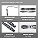 LANGETUKEE Speed Jump Rope - Professional Aluminum Alloy Skipping Rope with 360° Bearings - Adjustable 4mm Steel Cable for Double Unders, Boxing, MMA, HIIT & Cardio Training - Anti-Slip Grip