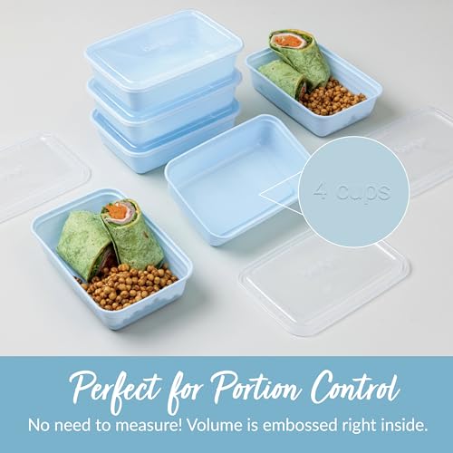 Image of Bentgo Prep Meal Prep Containers with Lids, 20 Piece, PFAS & BPA-Free