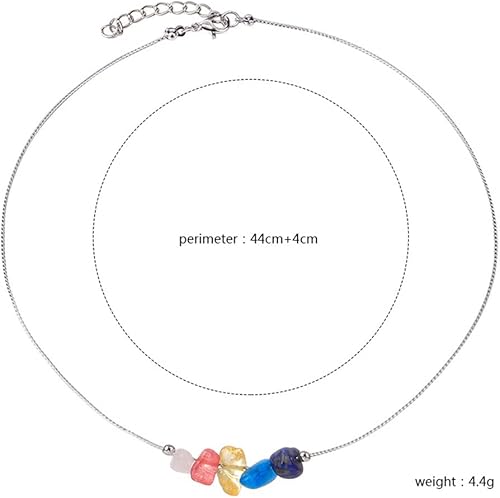 Miniatura 4 de Gargantilla con signo del zodiaco de 12 constelaciones, cristal crudo, piedra natural, curativa, chakra, horóscopo, astrología, joyería para mujer,