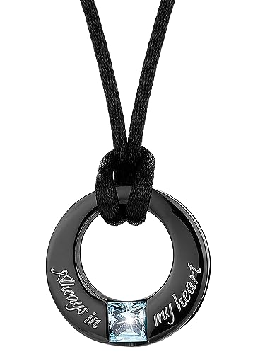 Collier urne de deuil croix pour garder les cendres de façon sécurisée