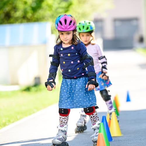 Casco de ciclismo cómodo y transpirable rosa con espuma protectora 4