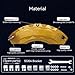 Custom Caliper Covers for BMW F10 F20 F30 128i 228i 530i 640i Aluminum Alloy Car Decoration (4 pcs) (Gold)