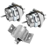 Pexulys 3Pcs Engine Motor Mount & Transmission Mount, For Jaguar XF 2009 4.2L, For Jaguar XJ 2010-2013 5.0L, OE: C2D16622, C2D38505, C2D2745