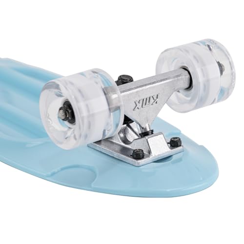 Image of KMX Skateboard 22 and 27 Inch, Classic Mini Cruiser Skateboard for Boys, Girls, Kids, Students, Adults, Teens, Mini Cruiser Board for Beginners and Advanced