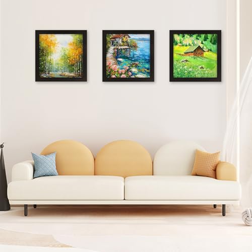 6x6 Photo Frames - 3 Pack Black Picture Frames 15x15cm Square Picture Frame, Photo Frames 6x6 for Wall Mount & Desk Top - Image 5