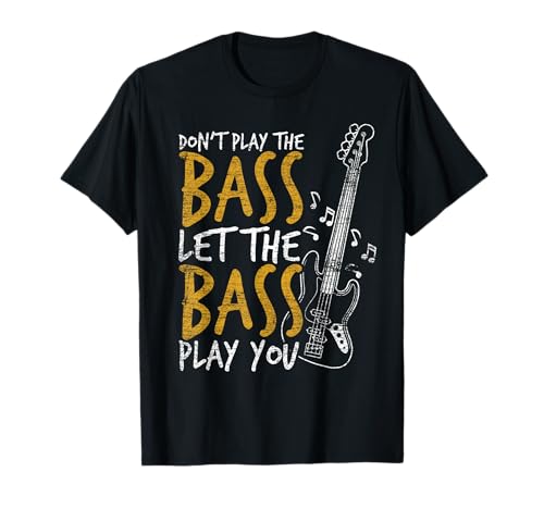 Drôle Cadeau Pour Le Bassiste Basse Guitare T-Shirt