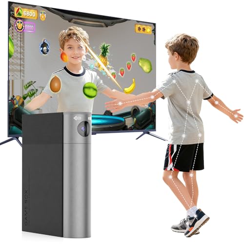 MetFut Motion Video Game Console for Kids & Adults, Plug & Play AR Camera Games for TV, for Indoor Physical Play & Interactive Family Fun. Great for Family Game Night, Playtime, and Playdates