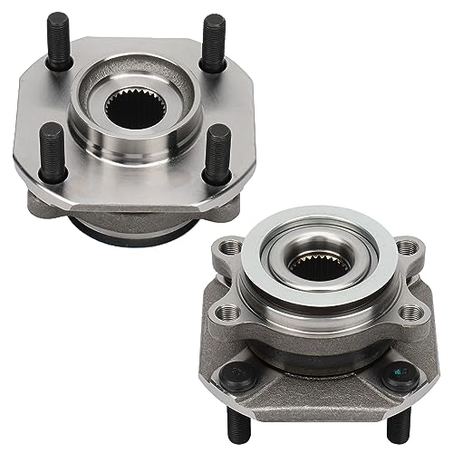 (Pair) DRIVESTAR 513299 Front Driver or Passenger Side Wheel Hub and Bearing Assembly 4 Lugs for Nissan Sentra 2007 2008 2009 2010 2011 2012 Only for 2.0L 4cyl Engine, 4 Lugs with ABS